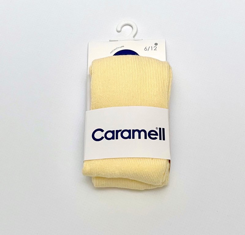 Колготки базові Caramell однотон р.6-12міс жовті 009001-1 фото